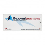 Купить Везомни (Vezomni) 6 мг/0,4 мг таблетки №30 в Новосибирске